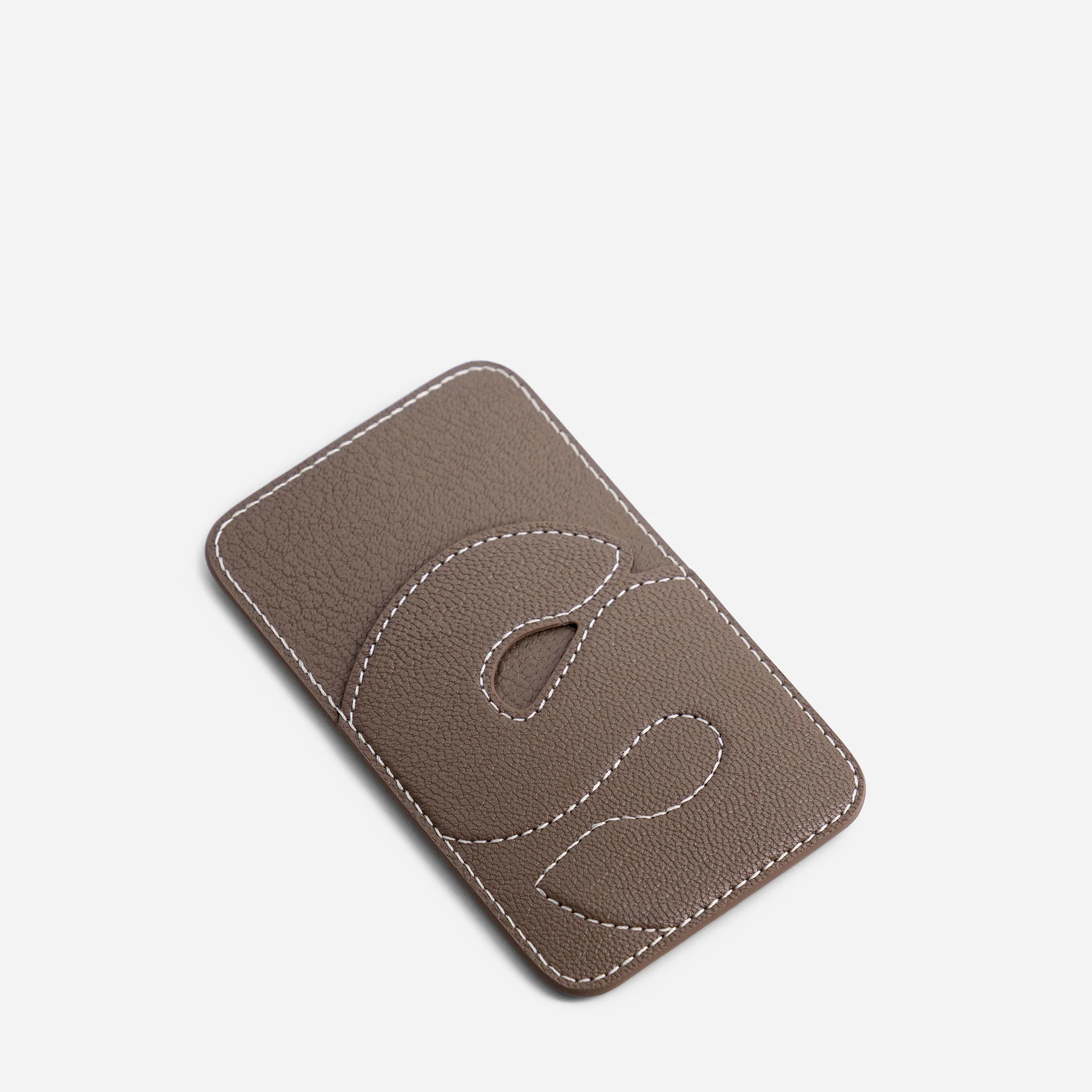 Cardholder S - Chèvre Etoupe - Image 2