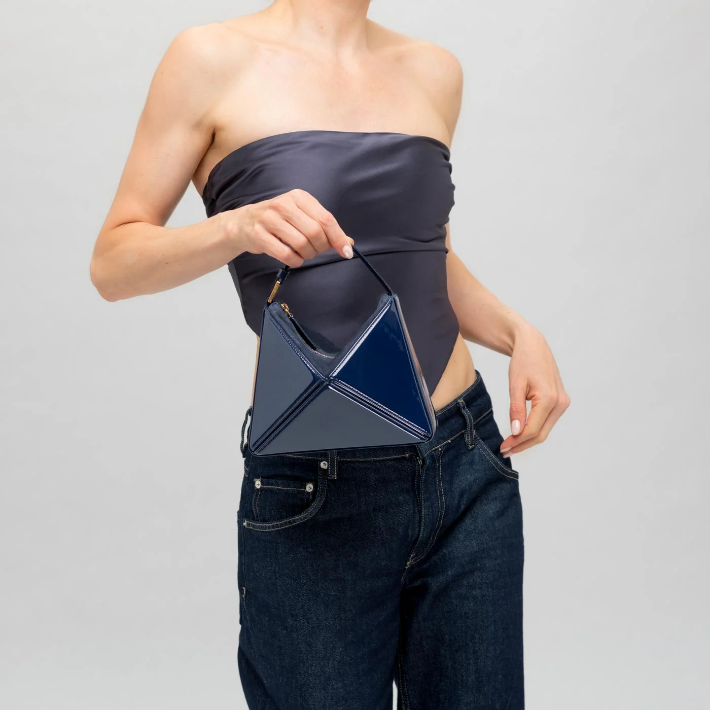 Mini Flex Bag - Patent Bordeaux - Image 5