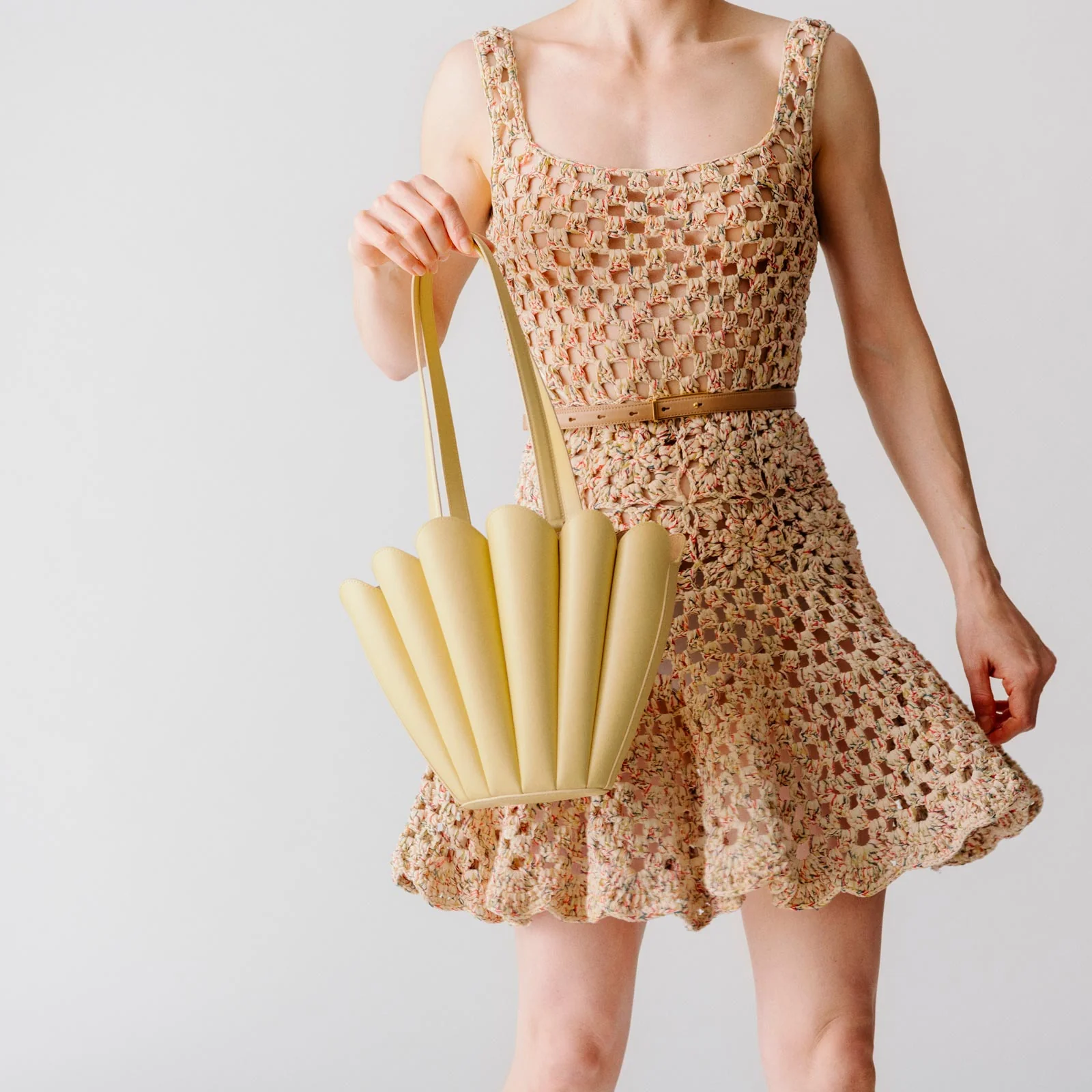 Mini Seashell Tote - Butter - Image 7